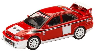 Hobby Japan HJ64 Mitsubishi Lancer RS Evolution 6 2000 Ralliart Finished Model HJ643033RC 1/64 (CP9A) White/Red