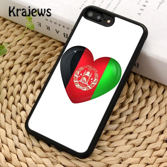 Krajews Afghanistan AF Flag Phone Case Cover For iPhone 14 5 SE 6 7 8 Plus X XR XS 11 12 13 Pro Max Samsung Galaxy S21 S22ultra