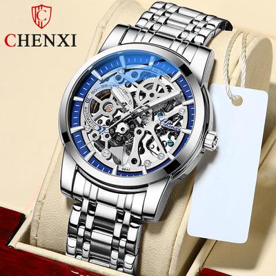 Nuevo Reloj de hombre de lujo de marca superior con caja, relojes mecánicos luminosos impermeables
