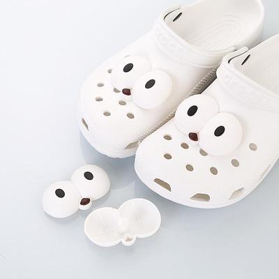 Duże Oczy Urocze Kreskówkowe Klamry do Butów Crocs Akcesoria