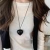 2024 Dams Eleganta Enkla Hjärthänge Halsband – Tröjkedja Nyckelbensaccessoar