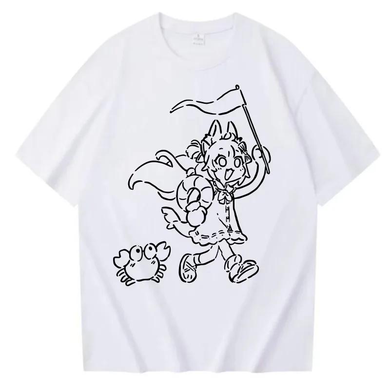 

Sameko Saba Graffiti Graphic Fashion Summer T Shirt Casual Short T-Shirt Tee Harajuku Tshirt Anime Manga T-shirt Tops - Men s... S разноцветный