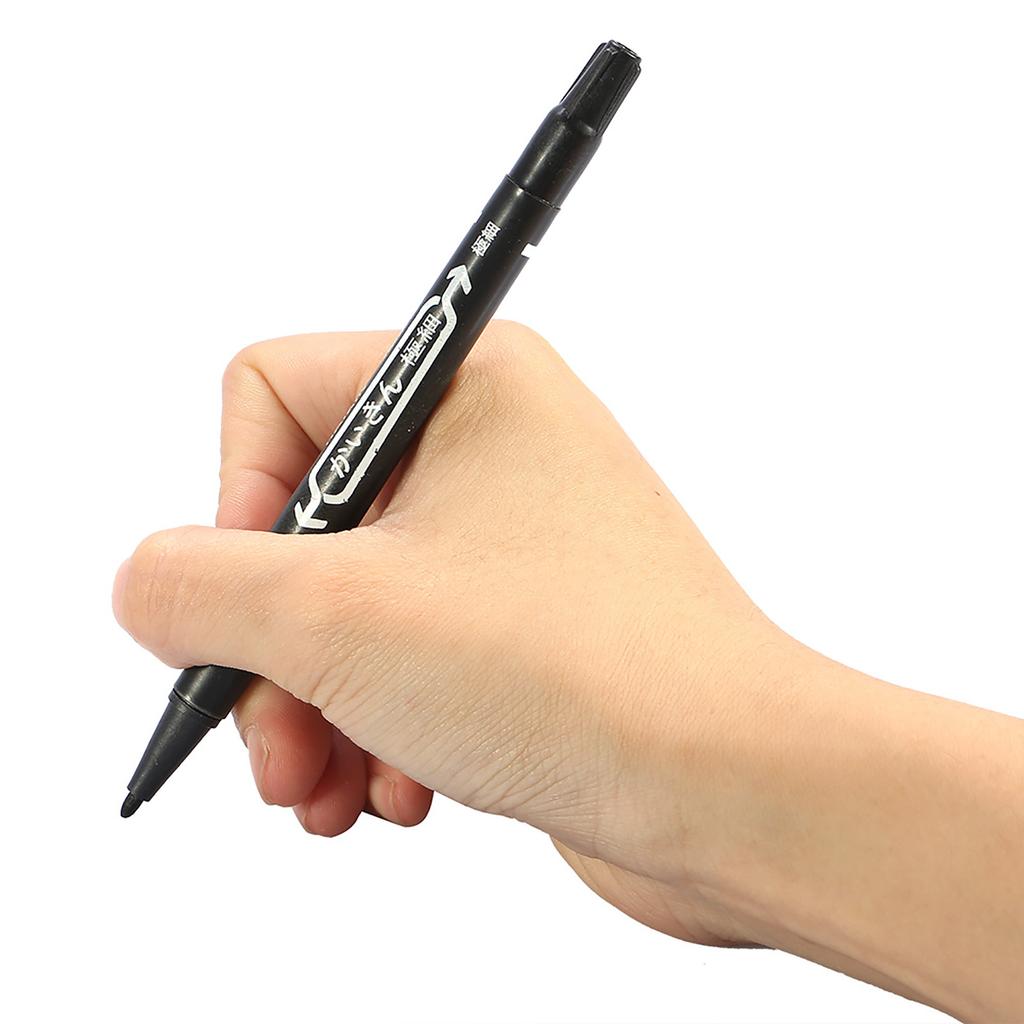 10PCSCelsiusBox Black Double Ended Skin Tattoo Pi cing Positioning ing Pen Tool