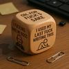 Office Stress-Relief Dice Funny Desk Work Dice Handmade Wooden Gag Gifts for Coworkers Workplace Humor Secret Santa Gifts