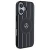 Mercedes Mehmp16S23Hrsk Iphone 16 6.1   Czarny/Black Hardcase Mb Double Layer Crossed Lines Magsafe