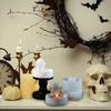 Candlestick Silicone Mold Halloween Spirit Candle Base Mold High Temperature Resistant Candle Holder Decorations Mould