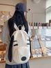 Snoopy Cartoon Backpack For Kids With Nylon And Laptop Storage