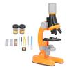 Kids Microscope Kit LED 1200X Microscope with Specimen Slides Science Educational Toy Birthday Gift