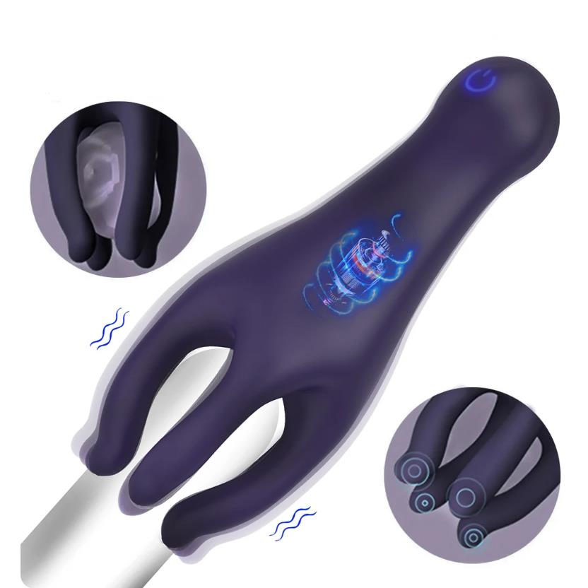 Sex Glans Trainer Penis Massage Male Masturbator 10 Speed Vibrating Glans Vibrator Sex Toys for Men Lasting Delay Endurance Exer