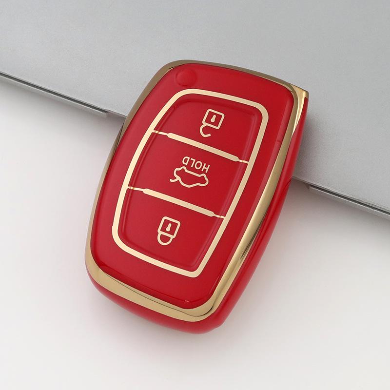 Modern Car Key Case for ix25, ix35, Sonata, Elantra, and Mingtu - Protective Shell Cover