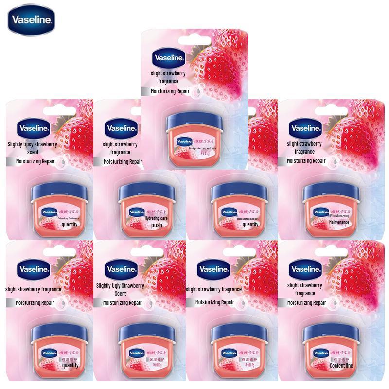 Vaseline Classic Care Strawberry Lip Balm 10-Pack (7g Each)