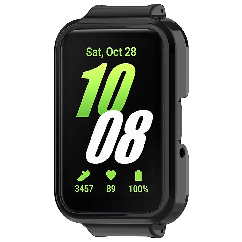 Samsung Galaxy Fit3 Akıllı Saat İçin PC Koruyucu Kılıf Darbeye Dayanıklı Saat Sert Ekran Koruyucu Kapak Kabuk