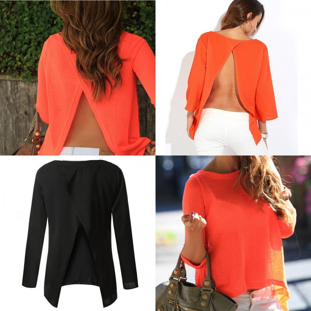 Blouse en mousseline pour femme avec empiècement pour un usage quotidien Cadeau mode