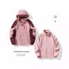Women's 3-in-1 Detachable Jacket: 2024 Windproof Velvet Lined for Autumn/Winter