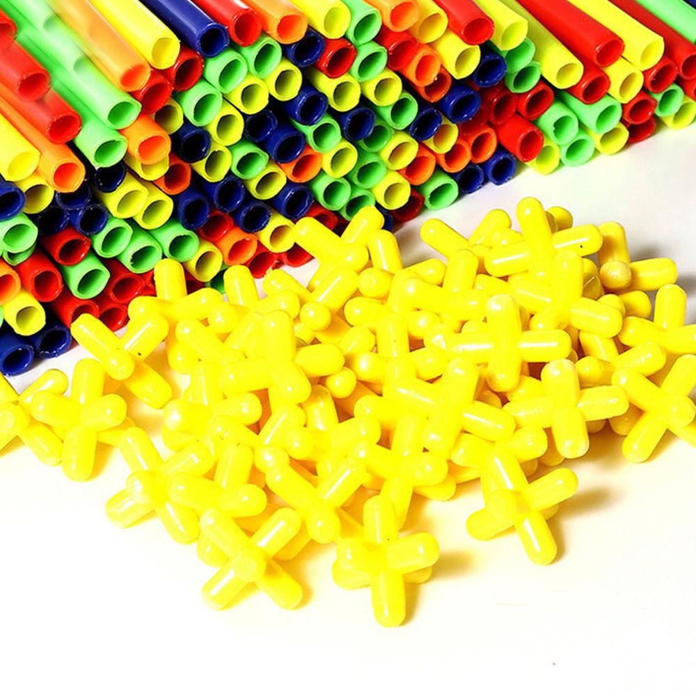 4D Space Straw Assembly Building Blocks: Creative and Educational Toy for Children and Kindergarten