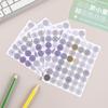 Cute Dumpling Smiley Face Waterproof PET Sticker for Phone and Hand Account Decoration