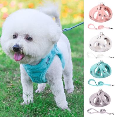 2 pz/set Pet Harness Guinzaglio Riflettente Assorbimento di Umidità Aderente Pet Harness Kit Corda di Trazione