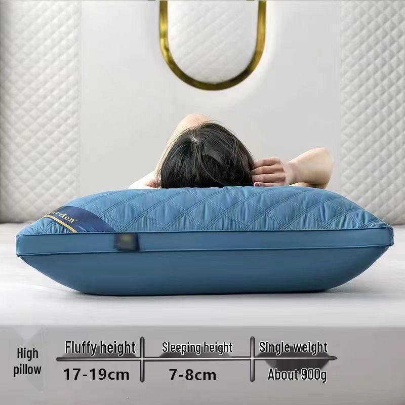 Feather Velvet Soft Pillow Set - Two-Pack for Adults