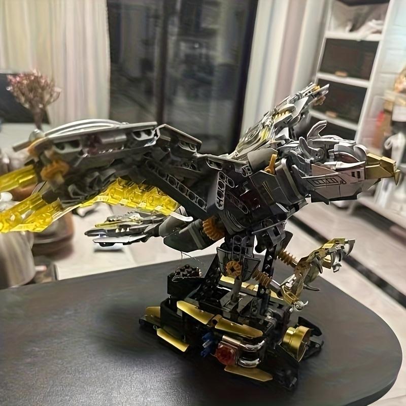 Cool Mechanical Eagle Model Building Block Set, With Multiple Movable Joints, High-Quality Abs Material, Home Decoration And Desktop Display
