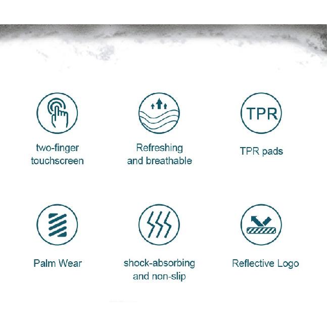 INBIKE 2023 MTB Cycling Gloves Gel Breathable Road Bike Riding Glove Touchsrceen Bicycle Gloves TPR Palm Pad Bike Accesssories