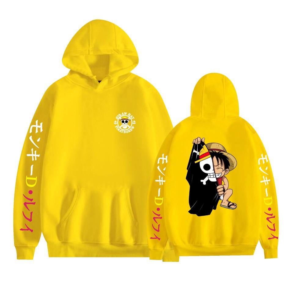 ONE PIECE Hoodies Graphic Printed Sweatshirts Casual Long Sleeve Tops for Men Women
