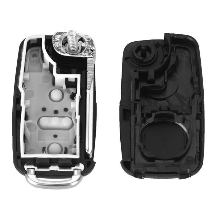 Key Shell for VW Polo 5 Golf 5 Passat Jetta Scirocco Touran Sharan Tiguan Skoda Fabia Seat Ibiza Leon Altea 3 Buttons Phonillico®