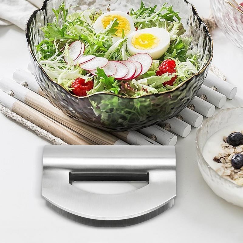 Stainless Steel Vegetable Chopper Double-Sided Onion Chopper Mincing Cutter Veggie Chopper Kitchen Gadget For Vegetables Fruits