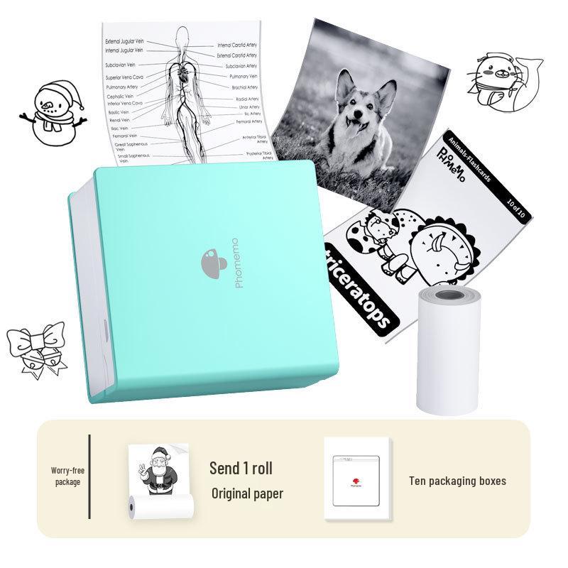 Phomemo M02 Portable Mini Thermal Printer – Bluetooth, Inkless for Mobile Devices