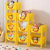 Toy Storage Trolley Living Room Snack Organizer Movable Bathroom Shelf Kitchen Rack With Wheels Children Cute Bookshelf Bookcart