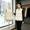 Women Sleeveless Loose Thick Warm Autumn Winter Outer Vest