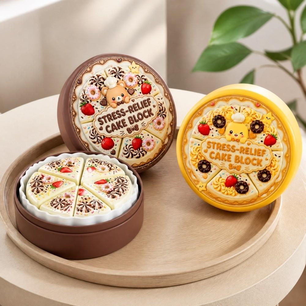 Key Cap Clicker Simulation Cake box Set Fingertip Pressure Sensory Clicker Toys  Children's Gift