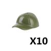 MOC Figure Soldato Città Casco Blocchi da Costruzione Accessori Cappellino da Baseball Sci Cappello da Strega Cowboy Ufficiale USA Bandito Mattoncino Giocattolo Regalo J022