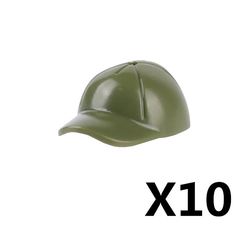 MOC Figure Soldato Città Casco Blocchi da Costruzione Accessori Cappellino da Baseball Sci Cappello da Strega Cowboy Ufficiale USA Bandito Mattoncino Giocattolo Regalo J022