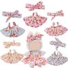 Fashionable Doll Clothes for 17cm Figure Dolls with Bowknot Hairband and Skirt Suitable for Adult Kids Doll Display