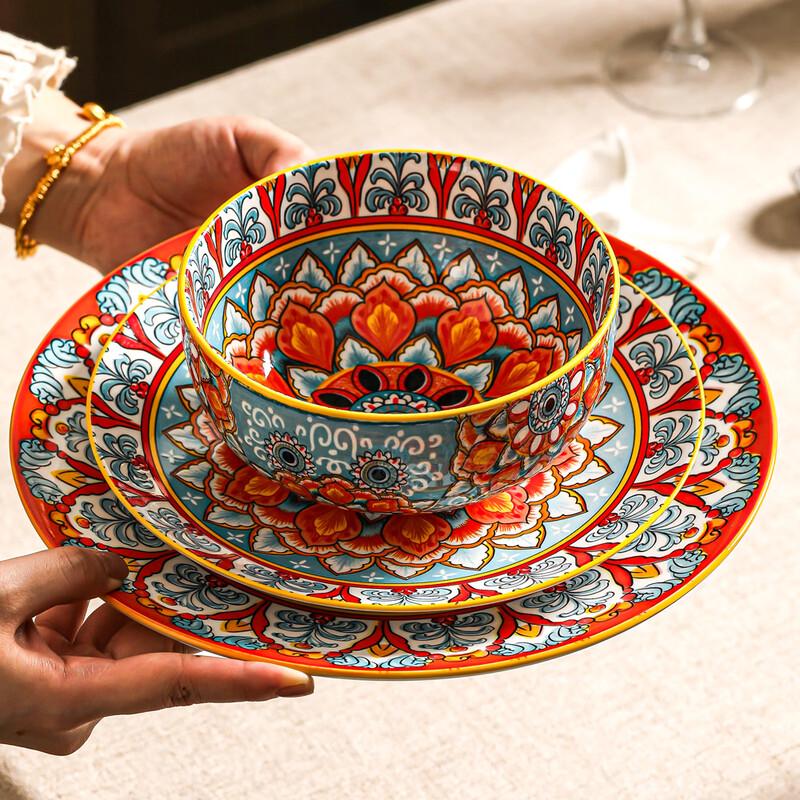 Ruhan Bohemian Ceramic Rice Bowls