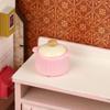 [JN] 1/12 Miniature Dollhouse Kitchen Butter Colored Soup Pot Model Kitchenware Decoration Dolls House Micro Scene Ornament