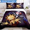 Skull And Sun Carnival 3pcs K-pop music group Bedding set,Ideal for Bedroom, Dormitory,Including Duvet Cover And 2pcs Pillowcases,Fan gifts