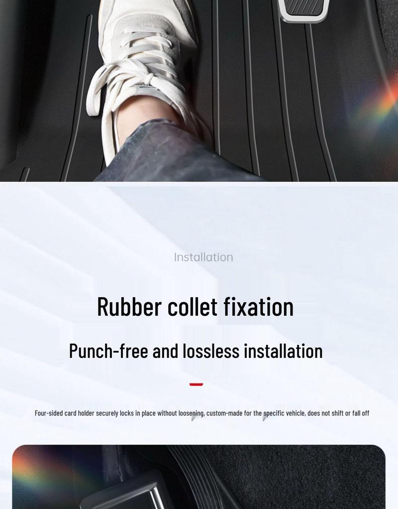 Tesla Model 3 YL Anti-slip Pedal Covers - Metal Accelerator & Brake Accessories