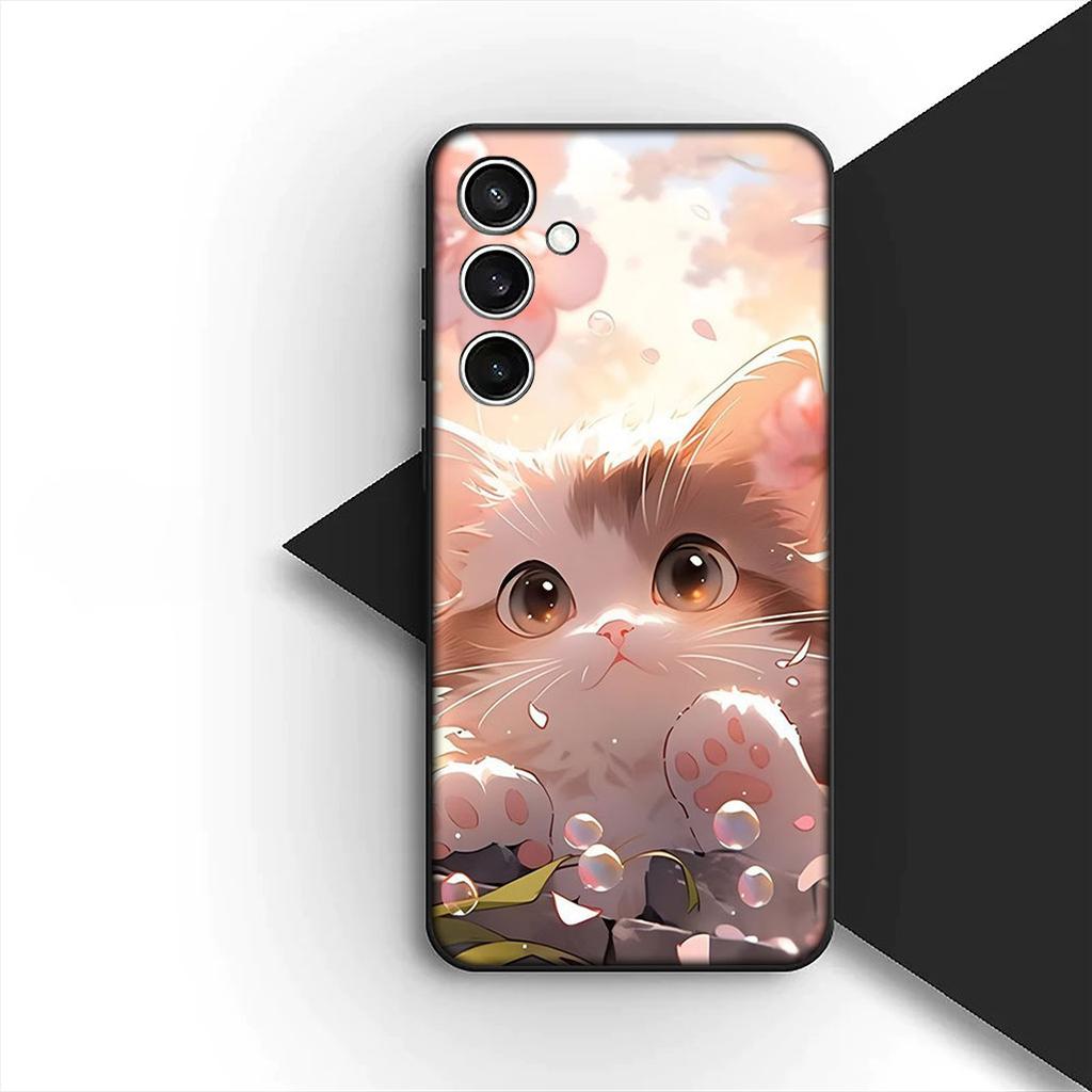 Soft Cover for Apple iPhone 17 Pro XS Max Air 6 7 8 Plus 5 + SE 2022 SE2 16E Casing Phone Case Comics Cat Meow Lovely