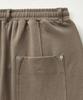 Seteo Cotton Elastic Waist Sweatpants Brown (Type A)