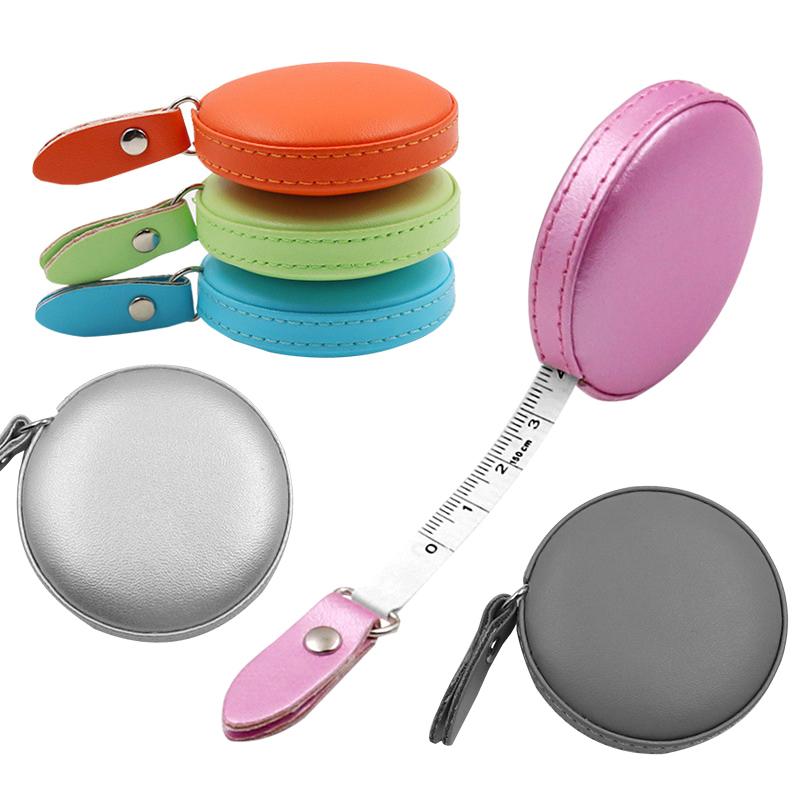 Measuring Tape Leather Retractable Ruler Tape Portable Centimeter Inch Roll Tape Practical Measures Height Ruler Measuring Tool