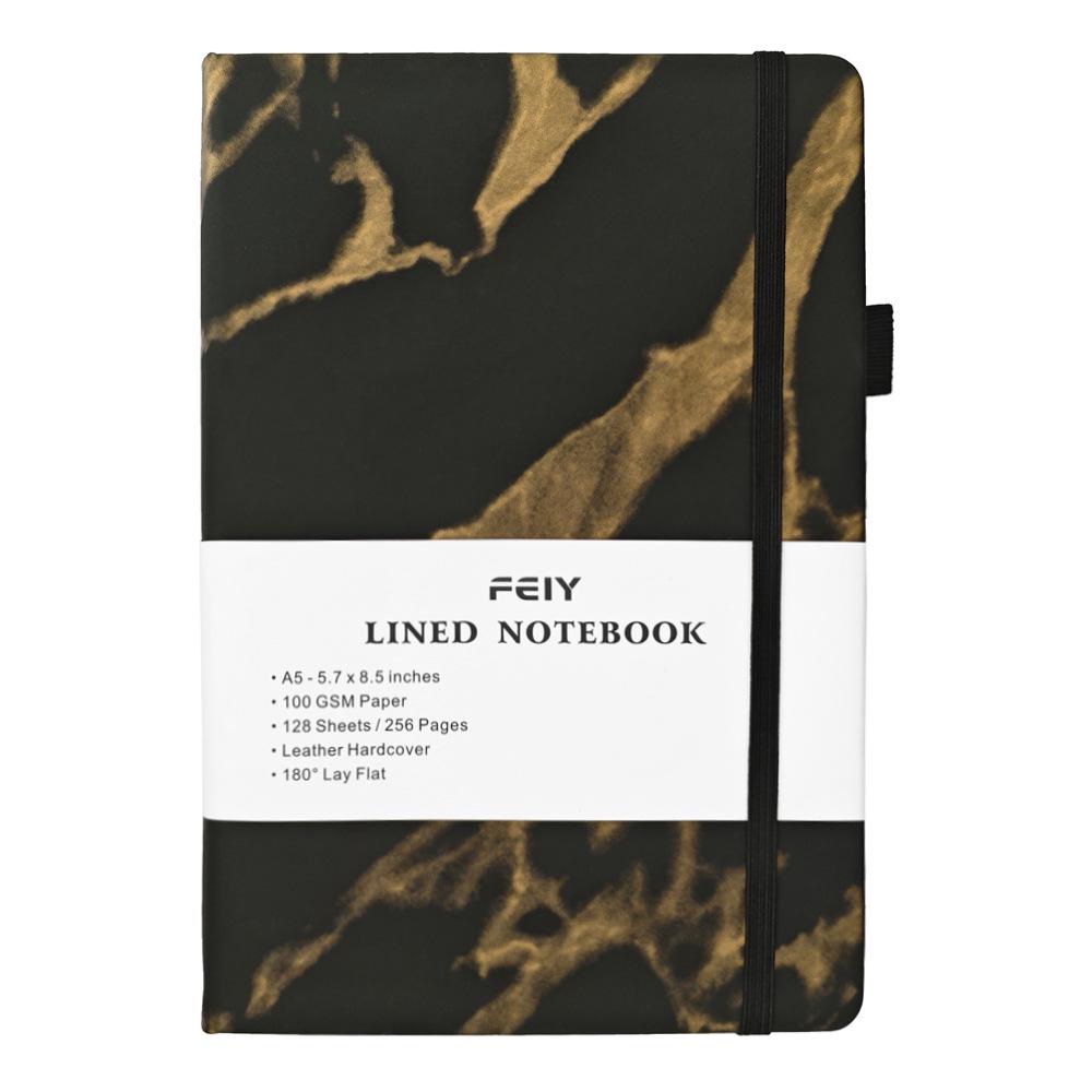 Custom Logo A5/A6 Thick Lined Notebook - High-Value Simple Diary