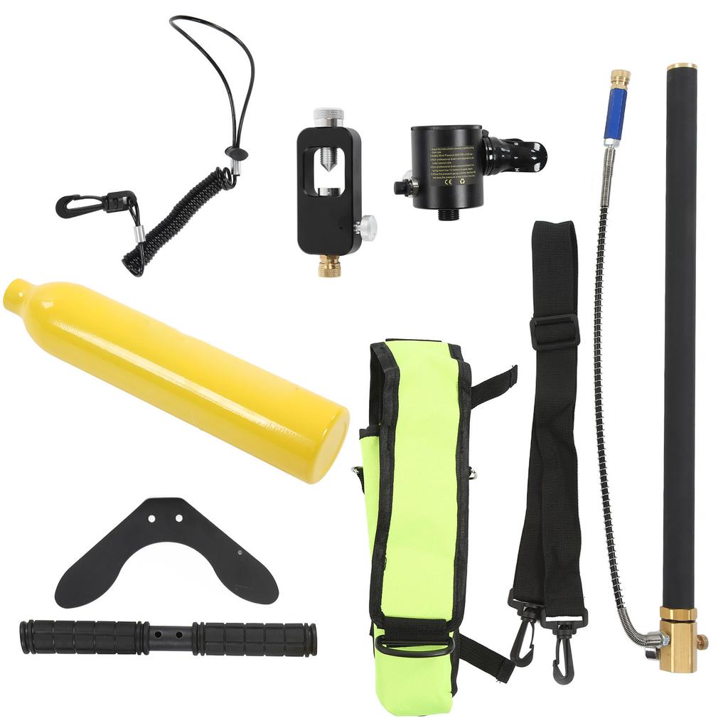 Scuba Diving Rebreather Portable 0.5L Mini Diving Tank Kit Underwater Breathing Device