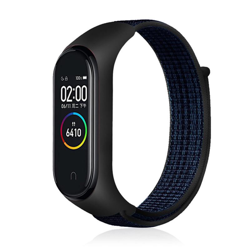 

Ремешок Pulseira mi Band 4 для Xiaomi Mi Band 4 3, спортивный нейлоновый ремешок для часов, дышащий браслет, ремешок для часов, аксессуары для умных часов 4 for Mi band 3 4