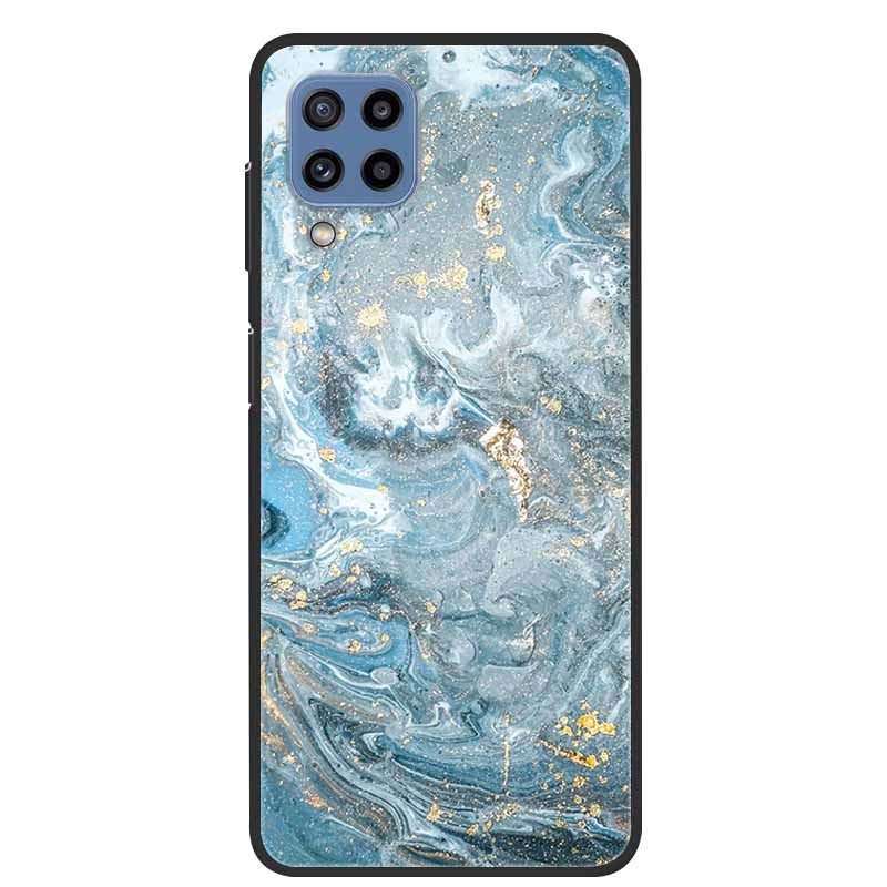 For Samsung Galaxy A12 Case Marble TPU Silicone Soft Phone CoverFor Samsung Galaxy M12 Case Samsung F12 Protector Gift New Para