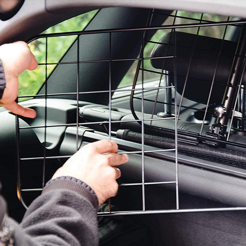 Dog Car Barrier, Vehicle Front & Rear Seat Pet Separation Safety Guard