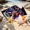 Custom Name Personalized KPop Demon Hunters Print Beach Towel, for Trip Camping Beach Party Home Decor, Birthday Gift for Family & Friends