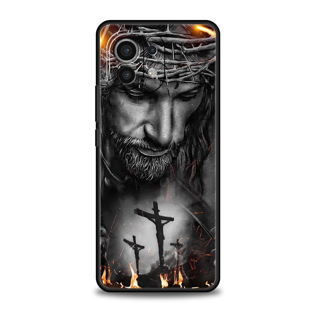 

Phone Case for Xiaomi Mi 17 15 14 13 12 11 Ultra 15T 14T 13T 12T 11T Pro Lite 5G Soft TPU Faith Christian Religious Jesus Clear 17 Pro Max