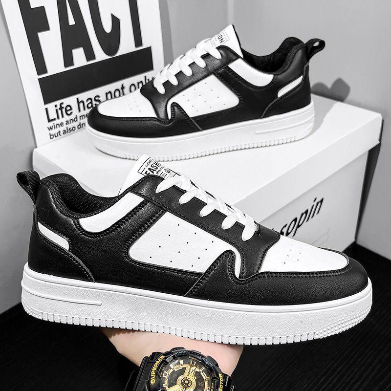 New Spring Men's White Shoes Breathable Casual Sport Shoes