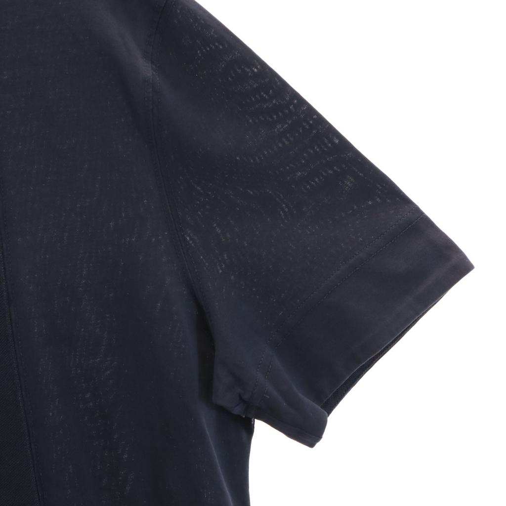 Emporio Armani Short sleeve Henry Neck T-shirt M Navy Men's Used